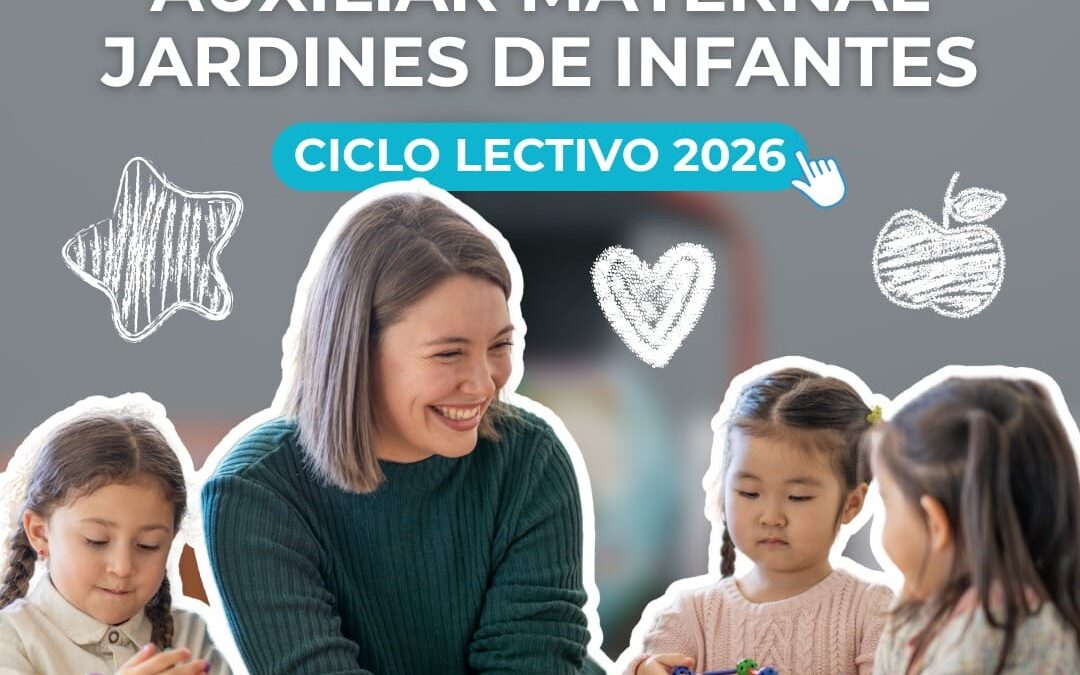 AUXILIAR MATERNAL Y JARDINES DE INFANTES